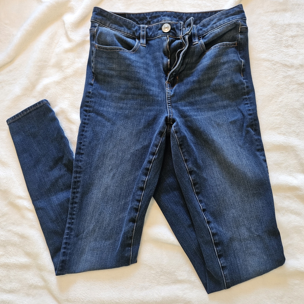 American Eagle Outfitters Dark Blue Skinny Jeans